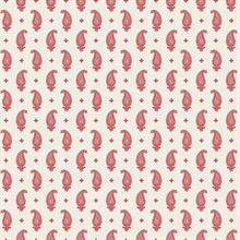 Antique Ruby Maia Paisley Wallpaper