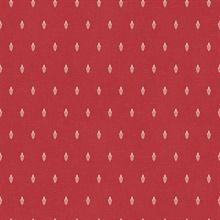 Antique Ruby Petite Feuille Sprig Wallpaper