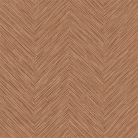 Apex Red Textured Chevron Weave Wallpaper