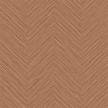 Apex Red Textured Chevron Weave Wallpaper