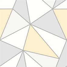 Apex Yellow Geometric Wallpaper