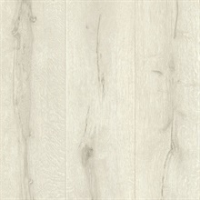 Appalacian Cream Wood Planks Textured Wallpaper