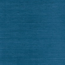 Aqua Blue Natural Grasscloth Wallpaper