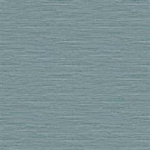 Aquamarine Braided Faux Jute Wallpaper