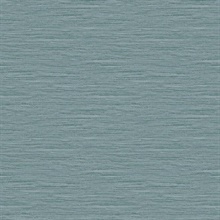 Aquamarine Braided Faux Jute Wallpaper