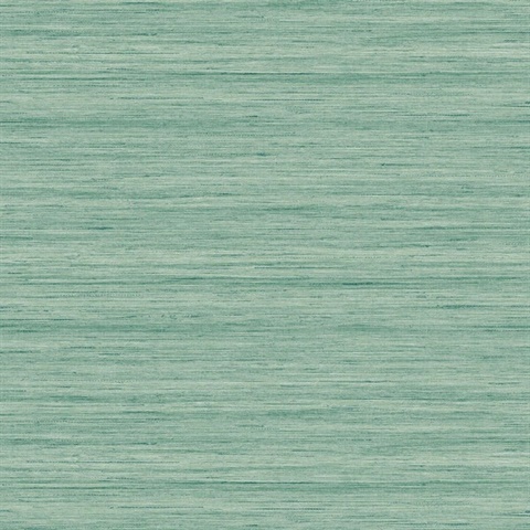 Aquamarine Teal Textured Horizontal Silk Wallpaper