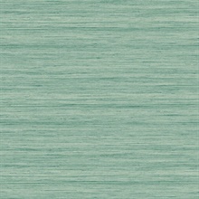 Aquamarine Teal Textured Horizontal Silk Wallpaper