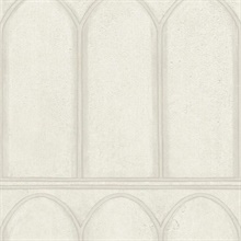 Arches Beige and Pearl Wallpaper
