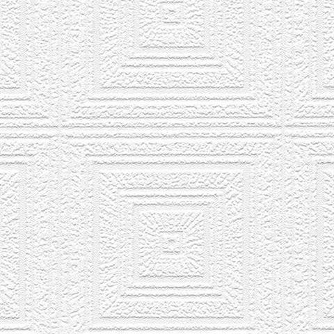Aztec Panels Paintable Wallpaper