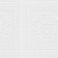 Relief Print Panels Paintable Wallpaper