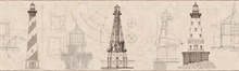 Architectural Lighthouse Border