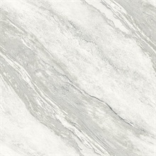 Arcola Pearl Grey Faux Marble Wallpaper