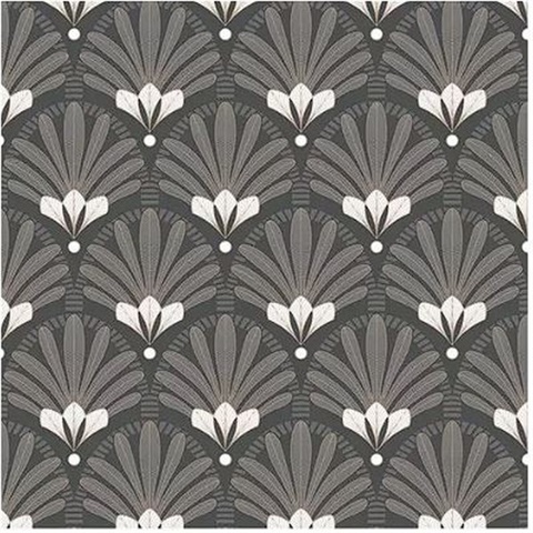 Art Deco Black Wallpaper