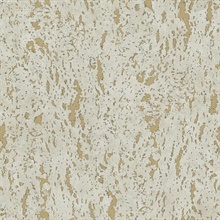 Artisan Faux Cork Gold Chips Wallpaper