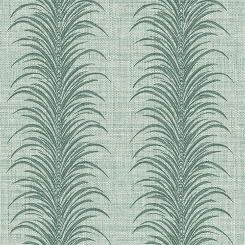 Aruna Celadon Vertical Stripe Wallpaper