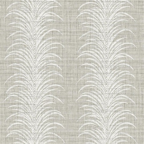 Aruna Stone Vertical Stripe Wallpaper