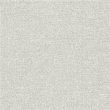 Asa Grey Linen Texture Wallpaper