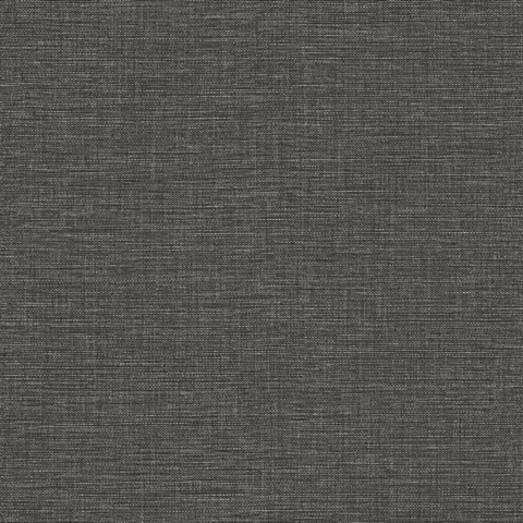 Ascend Plain Charcoal Commercial Wallpaper