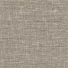Ash Brown Grasmere Crosshatch Tweed Weave Wallpaper