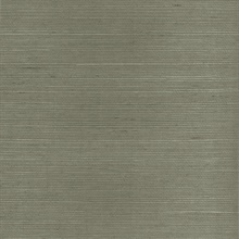 Ash Grey Natural Grasscloth Wallpaper