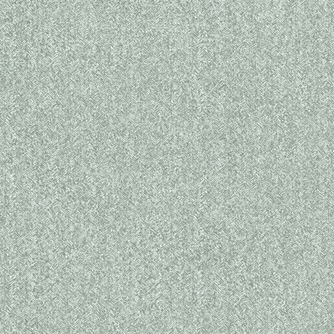 Ashbee Green Texured Tweed Wallpaper