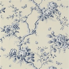 Ashfield Floral Sapphire Branch Ralph Lauren Wallpaper