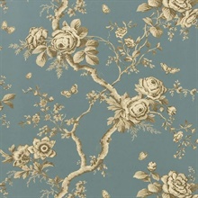 Ashfield Floral Tourmaline Ralph Lauren Wallpaper