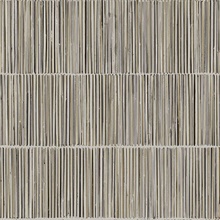 Aspen Grey Natural Stripe Wallpaper