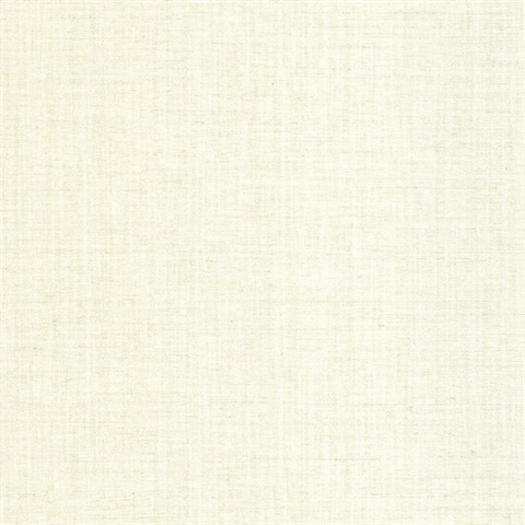 Aspero Ivory Faux Grasscloth Wallpaper
