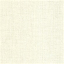 Aspero Ivory Faux Grasscloth Wallpaper