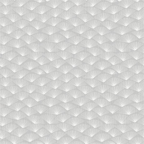 Asteria Grey Fan Wallpaper