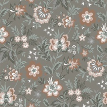 Athena Pink Floral Wallpaper