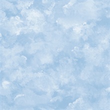 Atrium Clouds Premium Peel & Stick Wallpaper