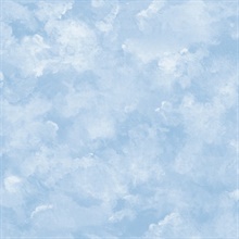 Atrium Clouds Premium Peel &amp; Stick Wallpaper