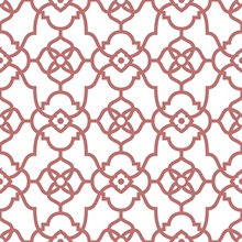 Atrium Coral Trellis Wallpaper