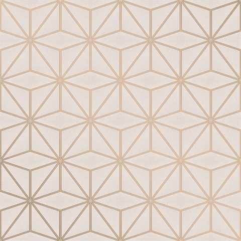 Augustin Rose Gold Geometric