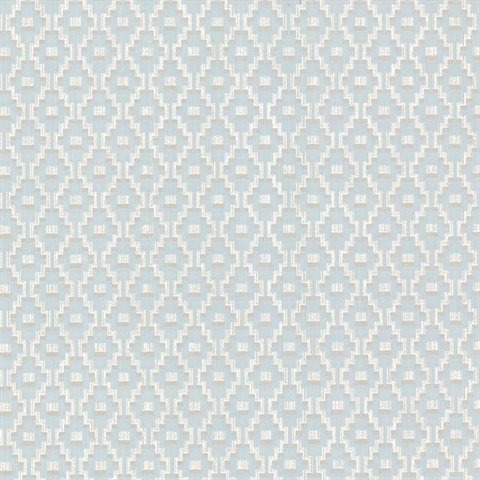 Austen Light Blue Small Geo