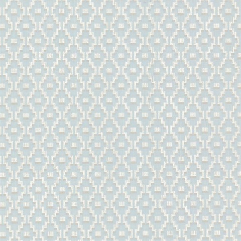 Austen Light Blue Small Geo