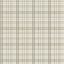 Austin Beige Plaid Wallpaper