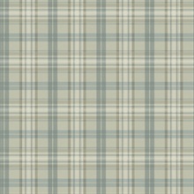 Austin Sage Green Plaid Wallpaper