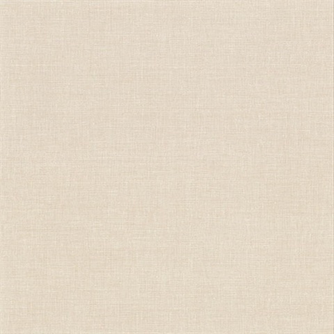 Avatar Solid Linen Cream Textured Solid Linen Wallpaper