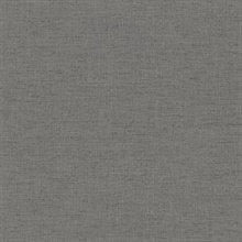 Avatar Solid Linen Pewter Textured Solid Linen Wallpaper