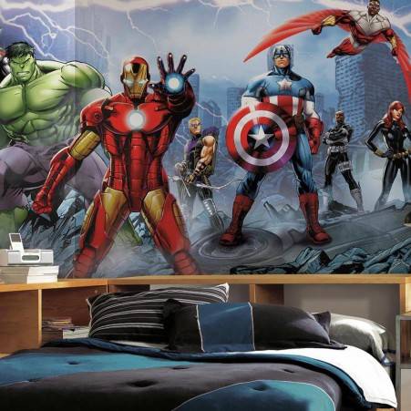 Avengers Assemble XL Wallpaper Mural 10.5&#39; x 6&#39;