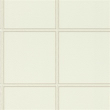 Avenue Cream Faux Leather Textured Wallpaper