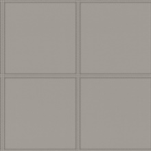 Avenue Grey Faux Leather Textured Wallpaper