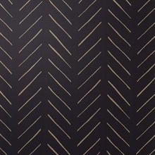 Avenue Herringbone Geometric Midnight