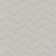 Aviator Dove Abstract Chevron 54" Commercial Grade Wallpaper