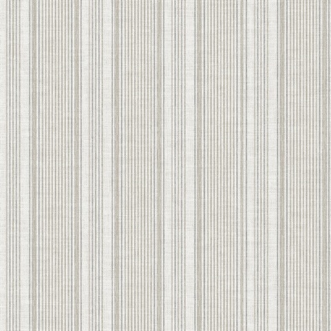 Ayanna Neutral Striped Wallpaper