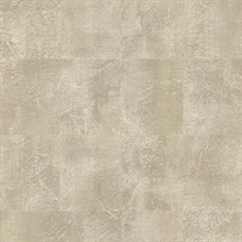 Azoic Gold Textured Brushstroke Squares Wallpaper