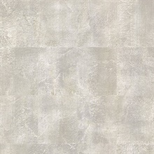 Azoic Light Grey Textured Brushstroke Squares Wallpaper